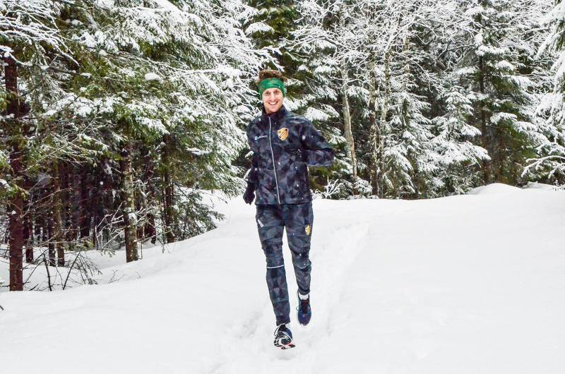 Stefan Olars ger sig gärna ut och springer i det vackra norrländska vinterlandskapet. Som 35-åring kvalar han in i veteranklassen vilket kan öka chanserna till fler segrar i de löpartävlingar han ställer upp i.