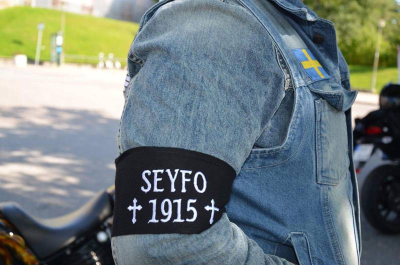 Assyrian Riders anordnade en MC-manifestation för att förmå Sverige att erkänna folkmordet 1915 mot bland andra assyrier i Osmanska riket.
