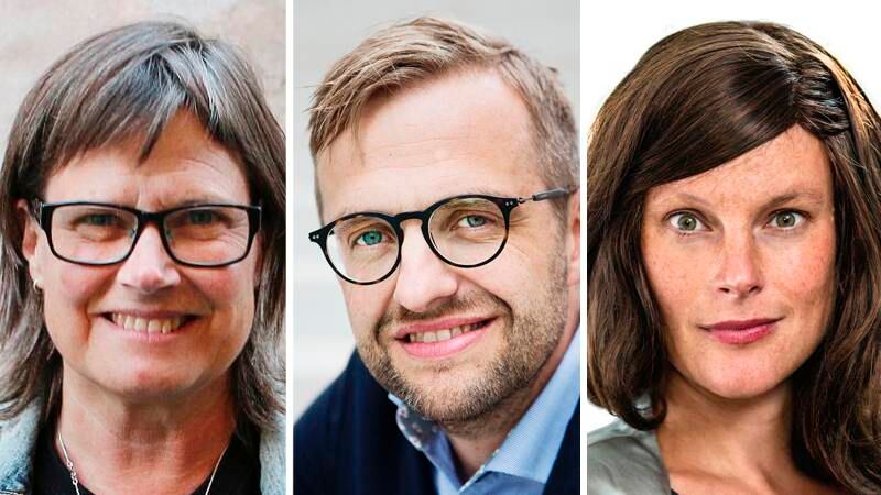 Karin Wiborn, Daniel Alm och Anneli Rådestad.