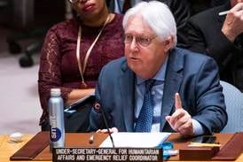 FN-chefen Martin Griffiths varnar för Rafah-offensiv