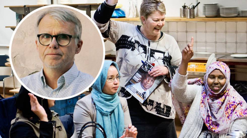 Mission på olika vis. Mission i Sverige sker också genom alla svenskar som engagerar sig i ensamkommande flyktingbarn, språkcaféer och stöd till utsatta i samhället, skriver Anders Malmstigen. Foto: natanael gindemo