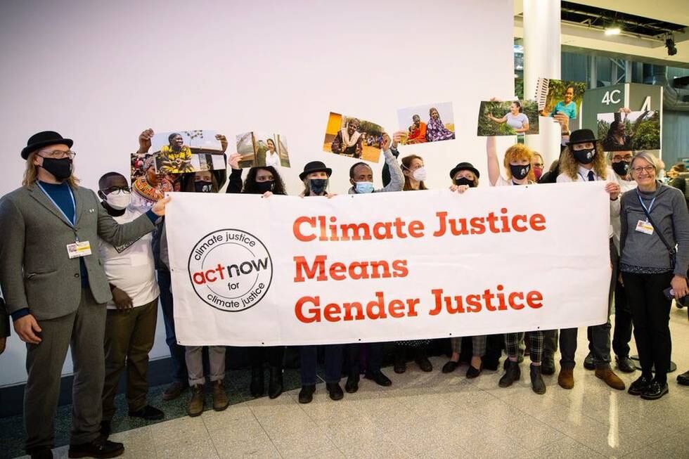 Act Svenska kyrkan pläderar för jämställdhet och klimaträttvisa i klimatarbetet vid toppmötet i Glasgow.
