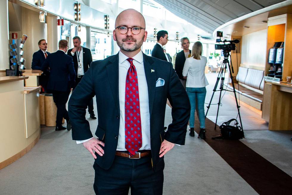 Charlie Weimers är Sverigedemokraternas toppkandidat till EU-parlamentet.