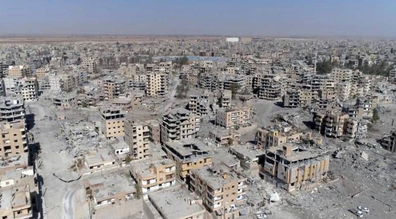 Raqqa oktober 2017.