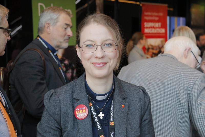 Sofija Pedersen Videke (S), ordförande gudstjänstutskottet