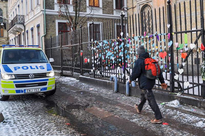 Synagogan i Göteborg attackerades i lördags.