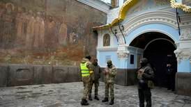 Ukrainsk polis gjorde razzia i tusenårigt kloster
