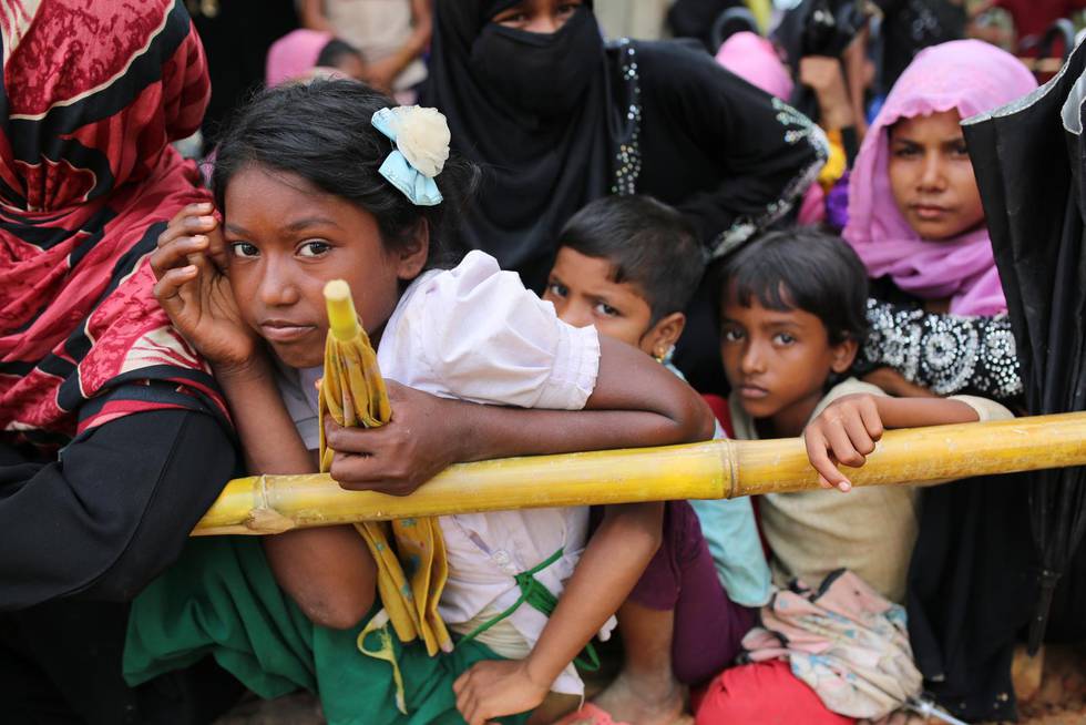 PÅ FLYKT. En halv miljon rohingyas har flytt från Burma till grannlandet Bangladesh.