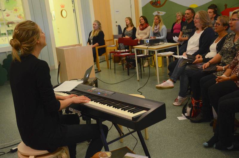 Anna Weister Andersson ledde ett av seminarierna på Lovsångs 15 i Huskvarna 9-11 oktober 2015.