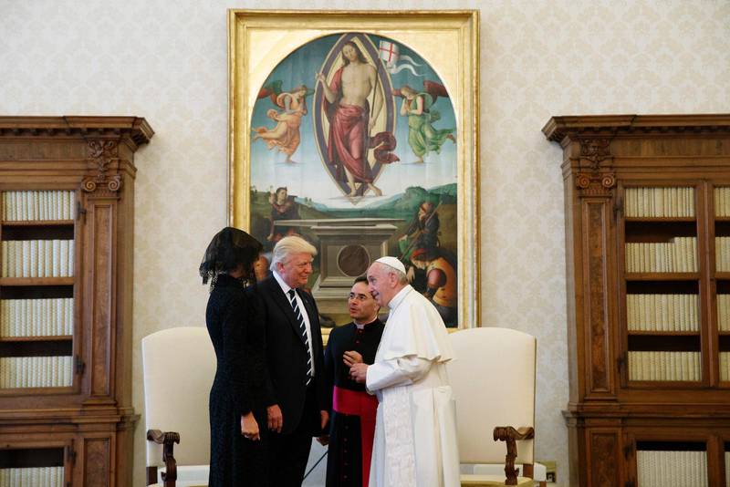 Trump och påven möttes nyligen. Men påvens miljöbudskap gick inte hem hos den amerikanske presidenten. 