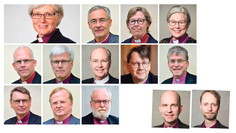 Svenska kyrkans biskopar.