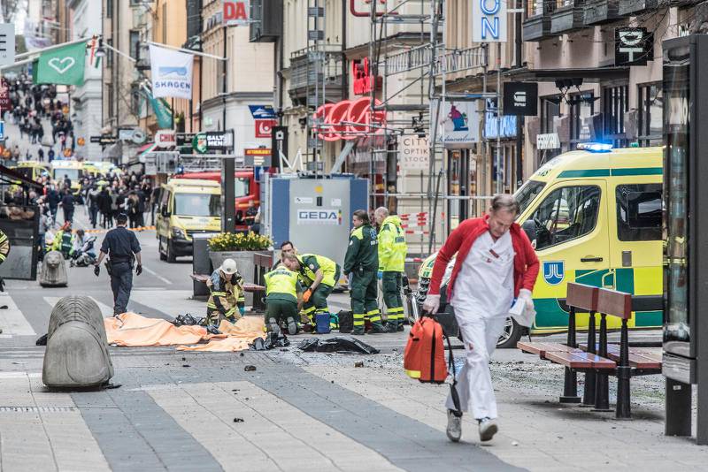 Fem dödades när Rakhmat Akilov körde lastbilen nedför Drottninggatan i Stockholm i april 2017.