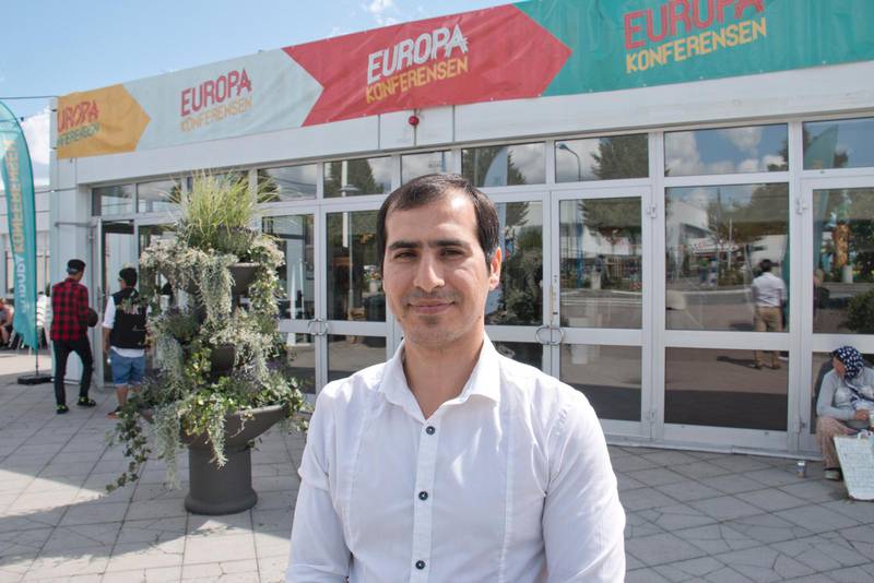 Maghdad Omidi, kommer från Iran men bor i Uppsala, jobbar på restaurang.
