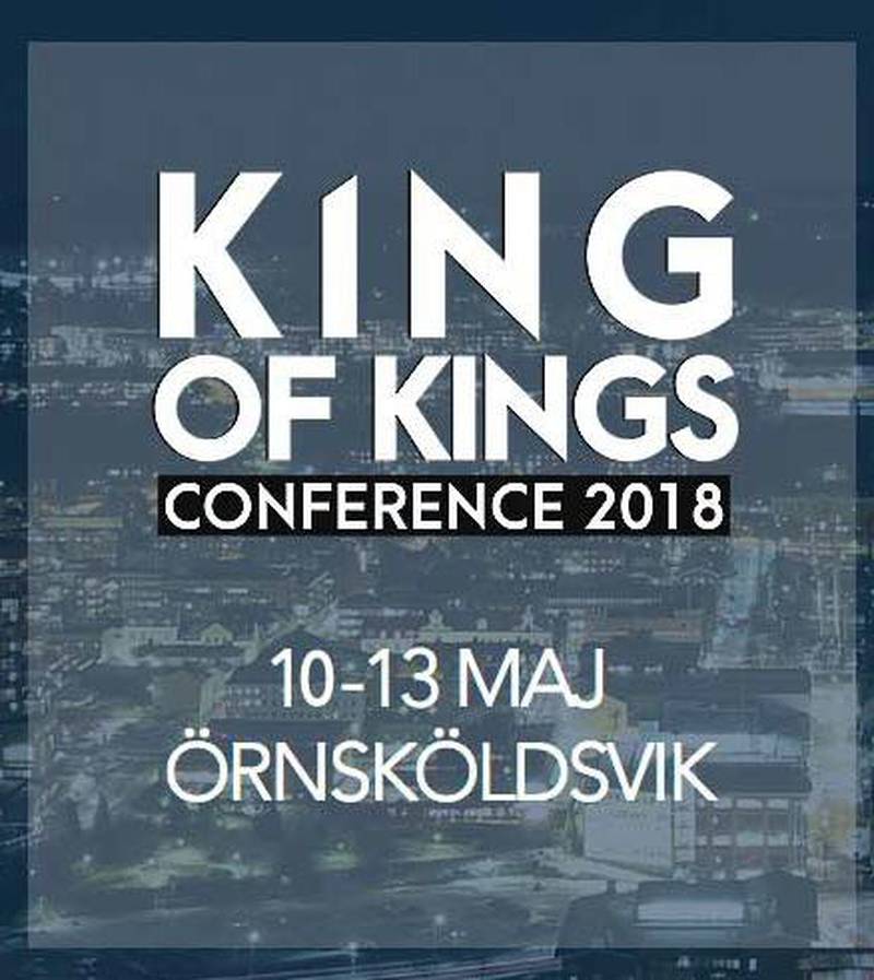 King of Kings Conference är en ny ledarkonferens i Örnsköldsvik. 