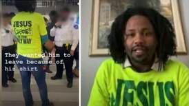 Förkunnare ombads ta av sig Jesus-tröja i köpcentrum i USA