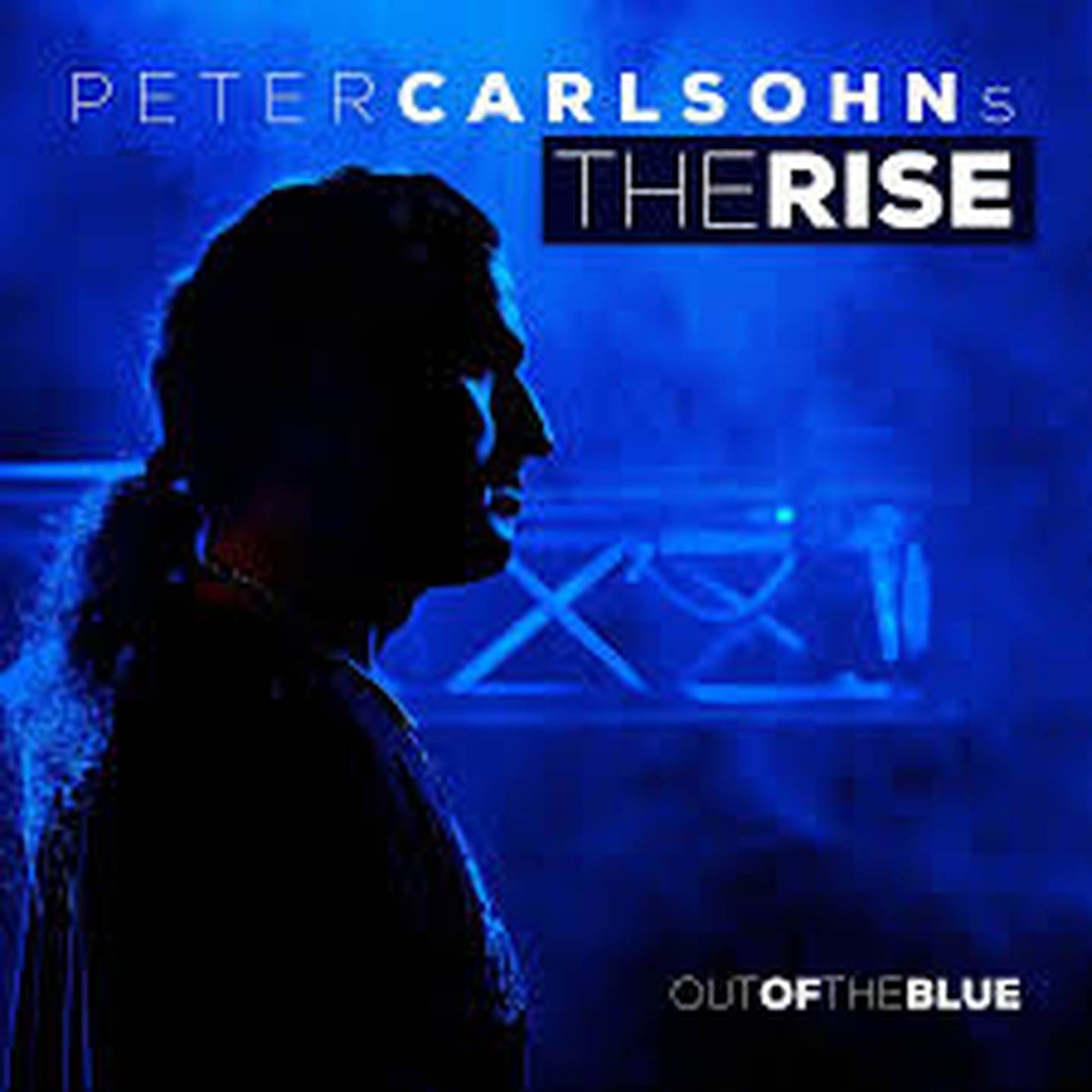 Peter Carlson's The Rise "Out of the blue" Skivomslag (2020).