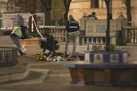 Man med machete attackerade kyrkobesökare i Spanien