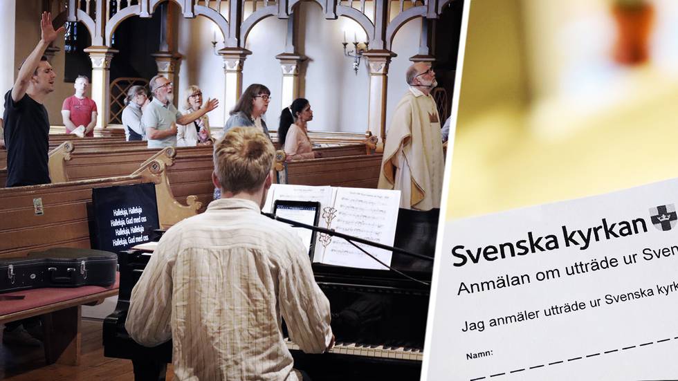Trendbrottet: Allt färre går ur Svenska kyrkan