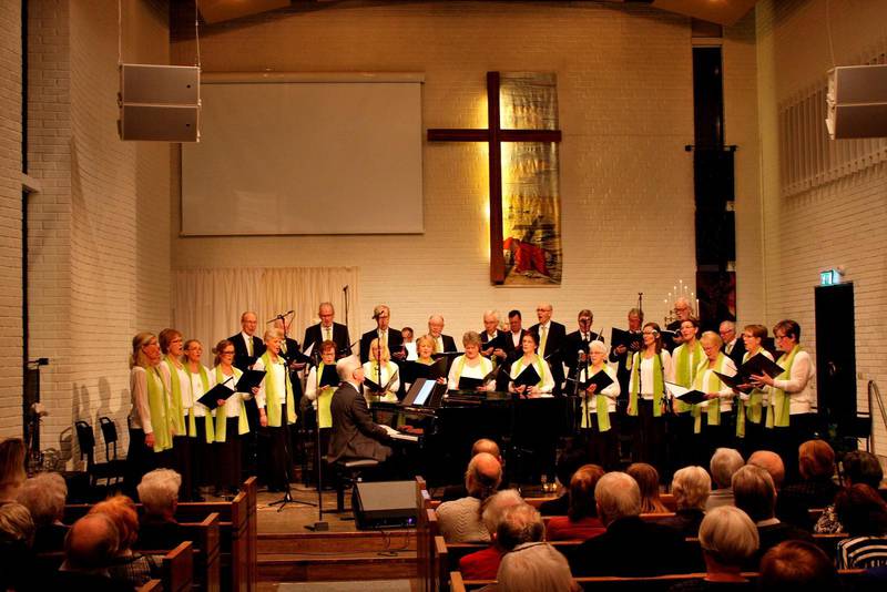 Kammarkörens vårkonsert i Aspnäskyrkan, Jakobsberg.