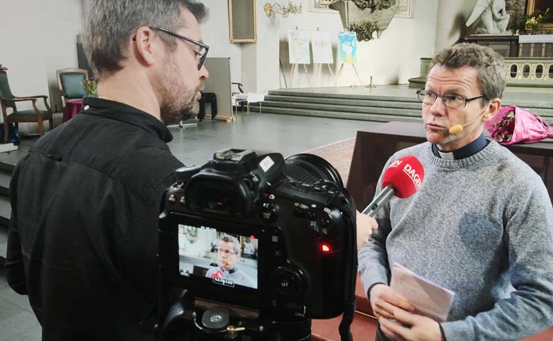 Andreas Holmberg i intervju med tidningen Dagen.