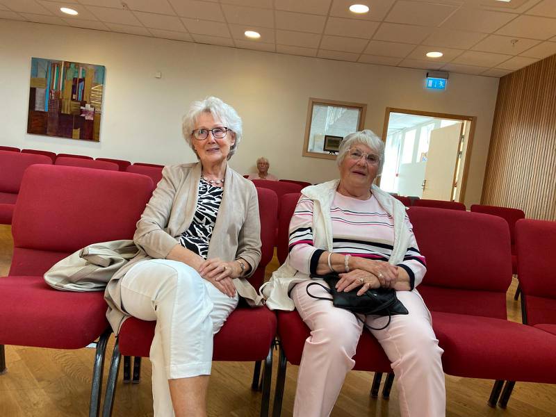 Birgit Eriksson och Gun-Britt Algelin har längtat efter "veckans höjdpunkt", söndagsgudstjänsten.