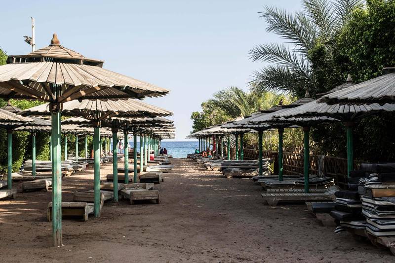 Turistorten Sharm el-Sheikh har tappat många turister efter ett ökat hot från jihadister. 
