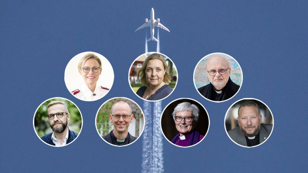 Hur miljömedvetna är ledarna för de svenska kyrkosamfunden? Sju ledare svarar på hur ofta de flyger, köper ekologiskt och äter kött.