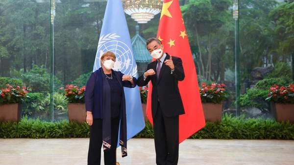 FN:s chef för mänskliga rättigheter till Kina - för första gången