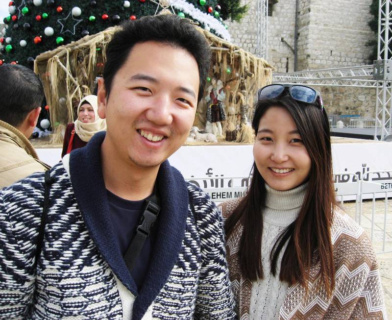 Rosa Han och Jae-Sung Kim, Sydkorea.