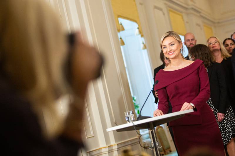 Ulf Kristerssons regering presenterades i riksdagen på tisdagsförmiddagen.