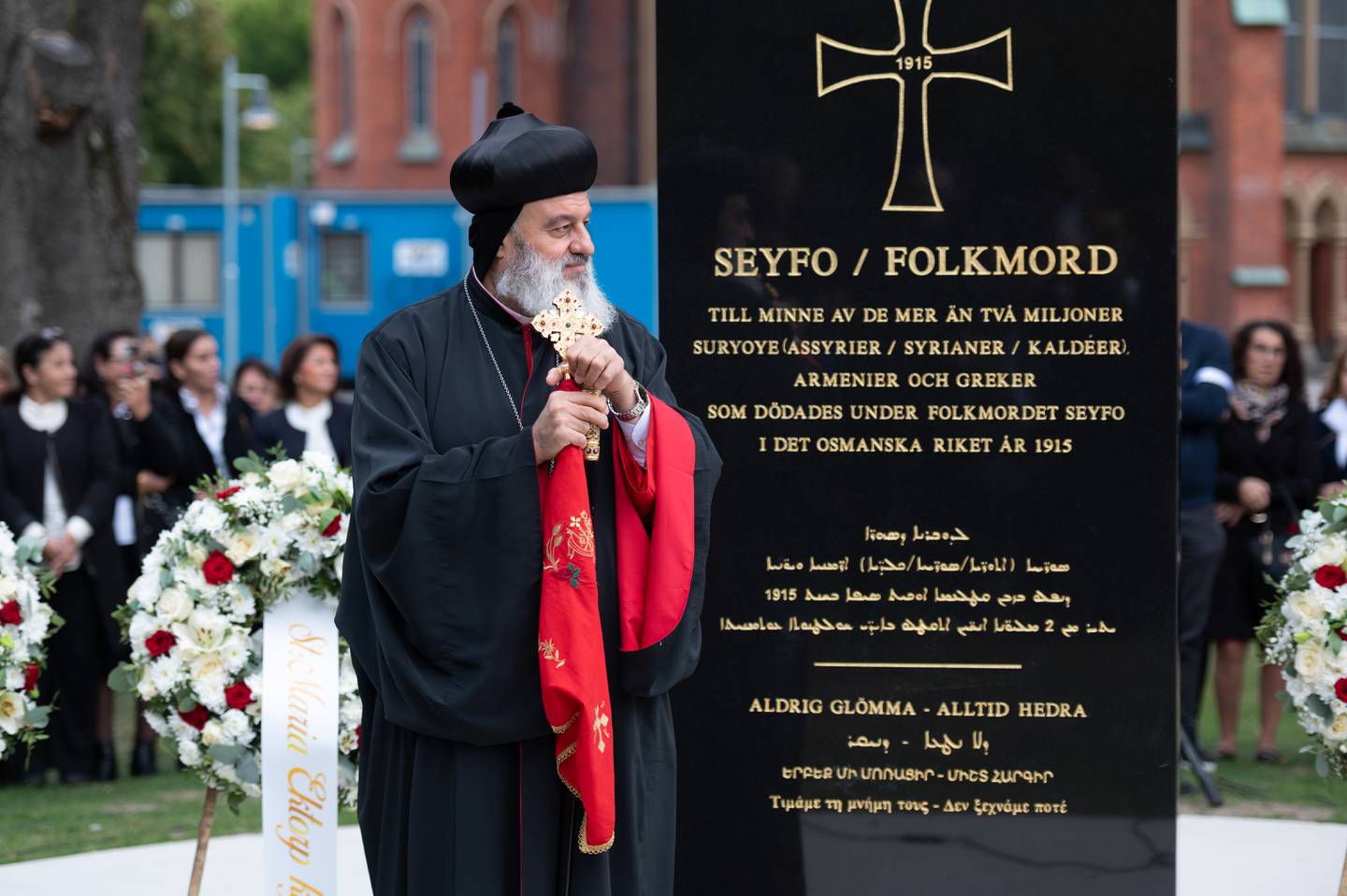 Minnesmärke över Seyfo invigt i Norrköping