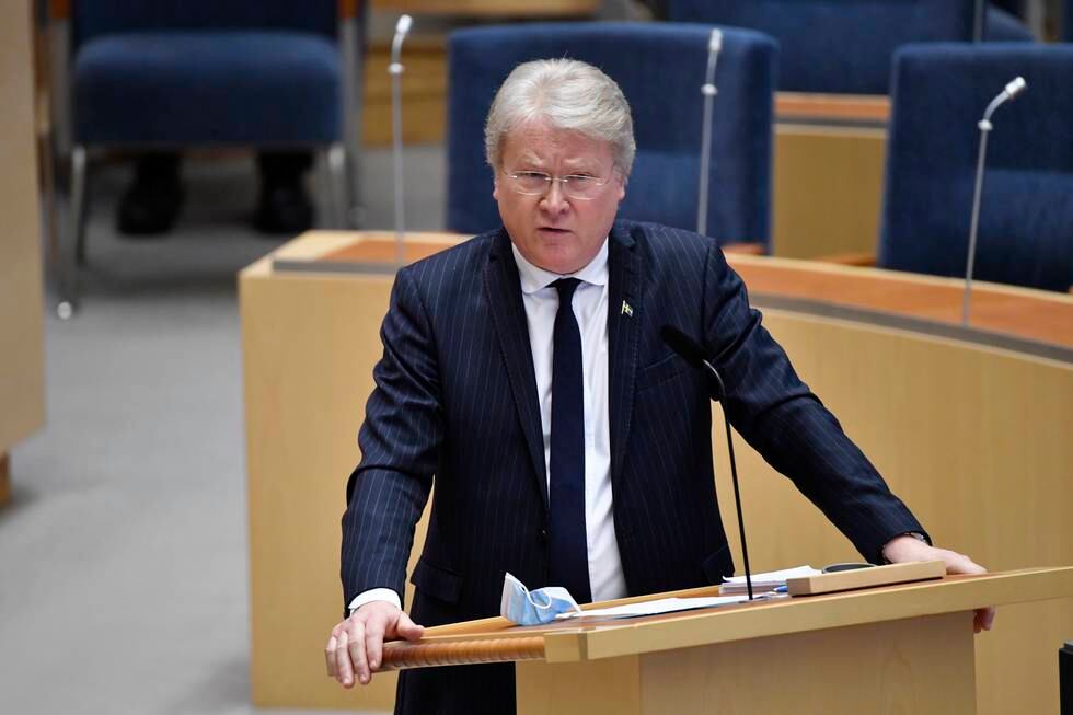 Riksdagsledamoten Lars Adaktusson (KD). Arkivbild.