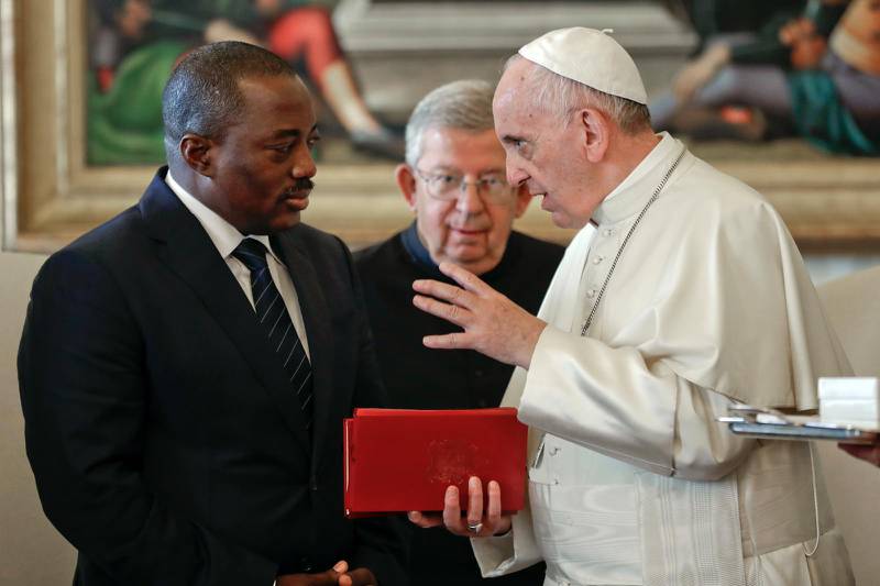Kabila & påven.
