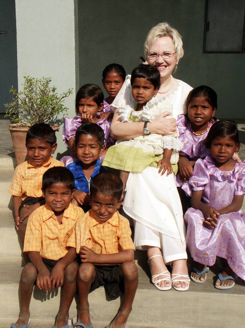 Linda Bergling i Indien.