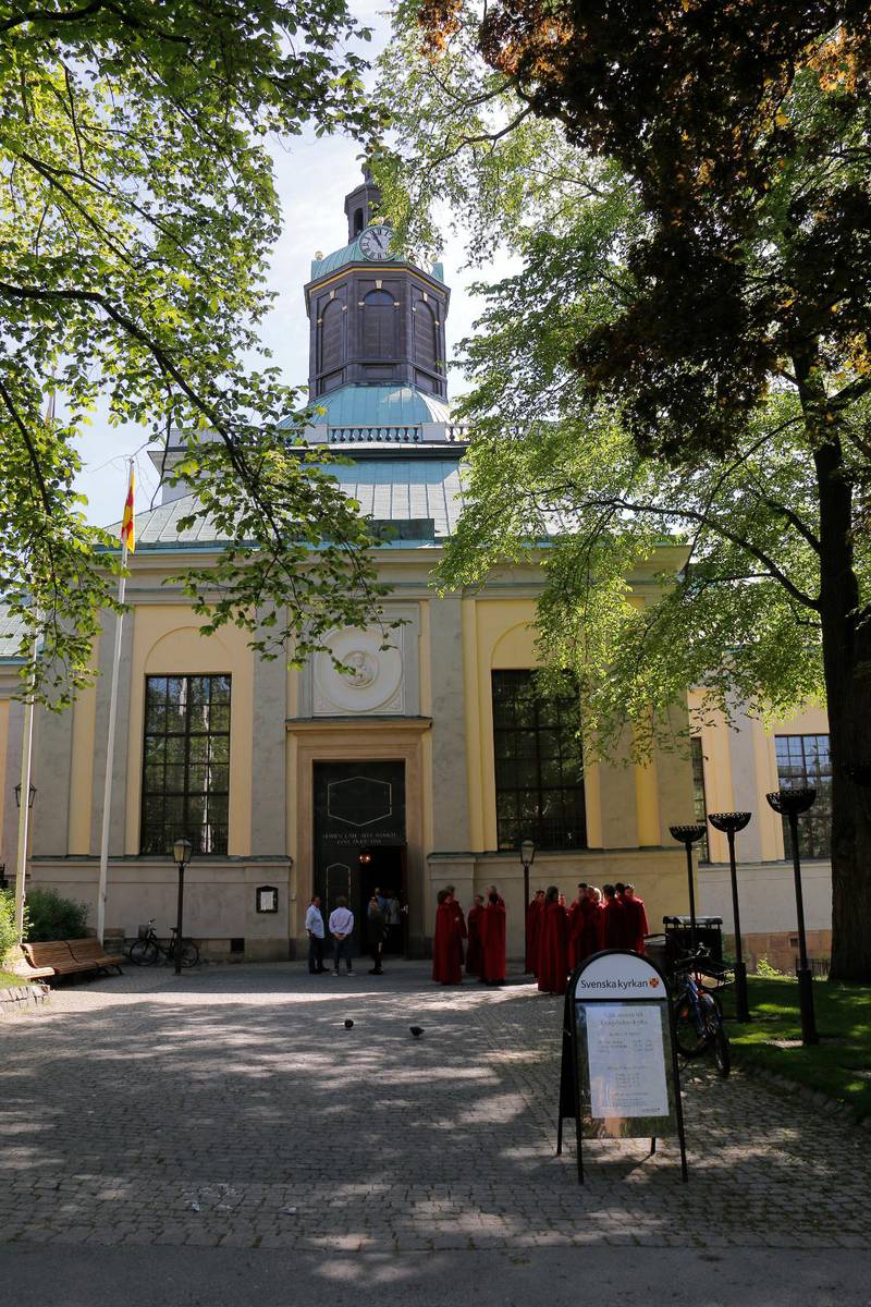 Kungsholms kyrka i Stockholm var en av de många kyrkor i Svenska kyrkan, som på söndagen tog den nya kyrkohandboken i bruk.