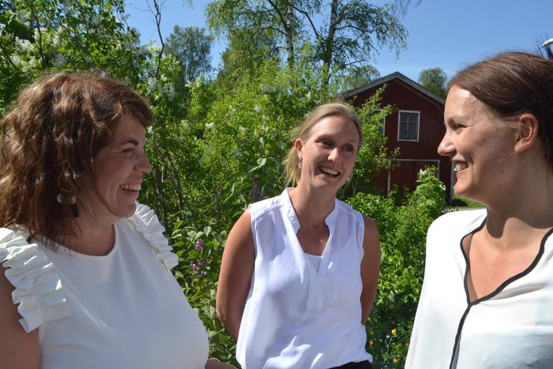 Åsa Hugosson, Hanna Alvelund och Rebecka Åverling.