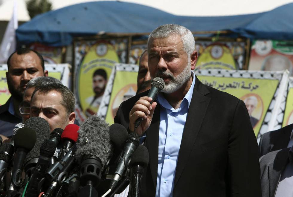 Maktens man. Ismail Haniyeh övertog nyligen ledningen för Hamas.