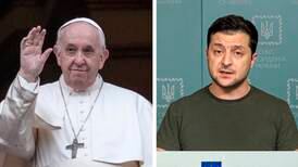 Påven ringde Ukrainas president och uttryckte sin smärta