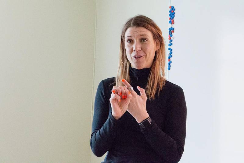 Anna Lundqvist föreläser på Berghs School of Communication