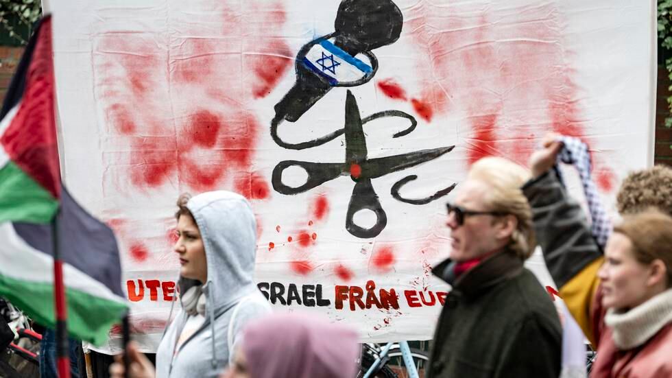 Tiotusentals väntas demonstrera mot Israel i Malmö