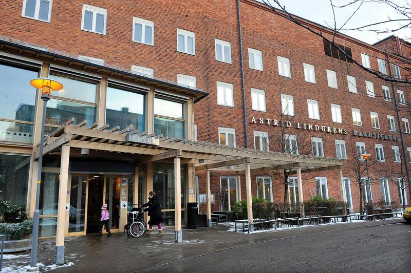 Astrid Lindgrens barnsjukhus i Solna, utanför Stockholm.