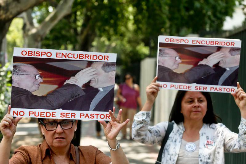 Påvens besök i Chile kantades av protester sedan han utnämnt en biskop som anklagas för att ha mörkat de sexuella övergreppen i kyrkan.
