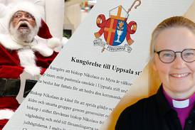 Jultomten blir biskop i Uppsala stift i december