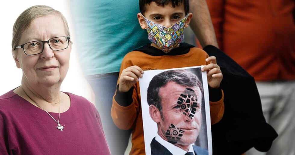 De turkiska protesterna mot den franske presidenten Emmanuel Macron tar sig många uttryck och leds av hans kollega Recep Tayyip Erdogan.