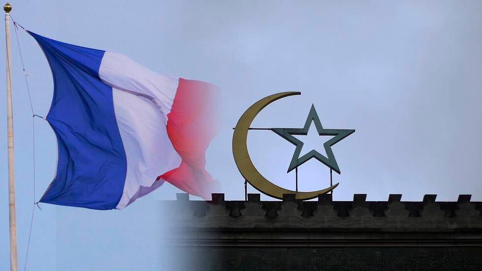bild från Stora moskén i Paris.