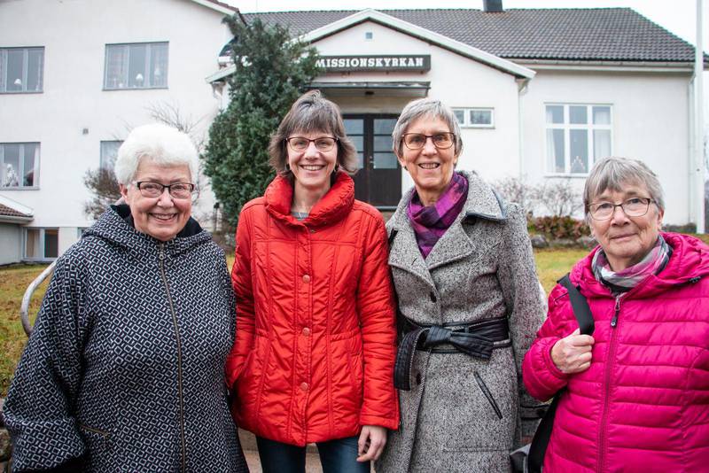 Britt Olofsgård, Diana Heiszler, Febe Boman och Karin Andersson vill satsa framåt i Missionskyrkan i Södra Vi.