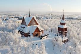 Nu påbörjas arbetet inför flytten av Kiruna kyrka