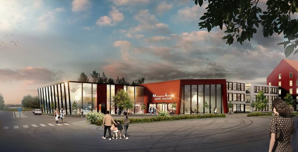 Kommunen har skrivit ett avtal med Umeå Pingstförsamling och Umeå folkhögskola om att utreda förutsättningarna för ett omfattande nybygge på Ålidhem.
