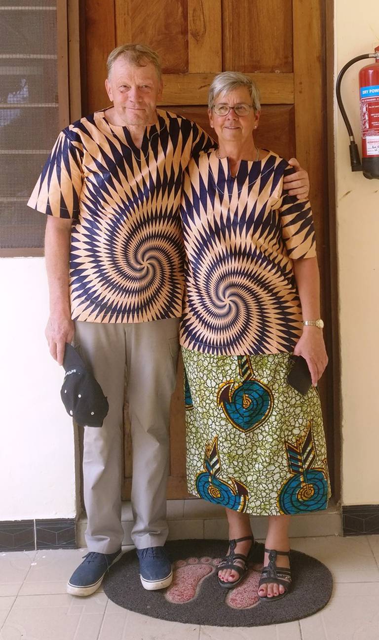 Bertil och Anne Jonsson i Tanzania.
