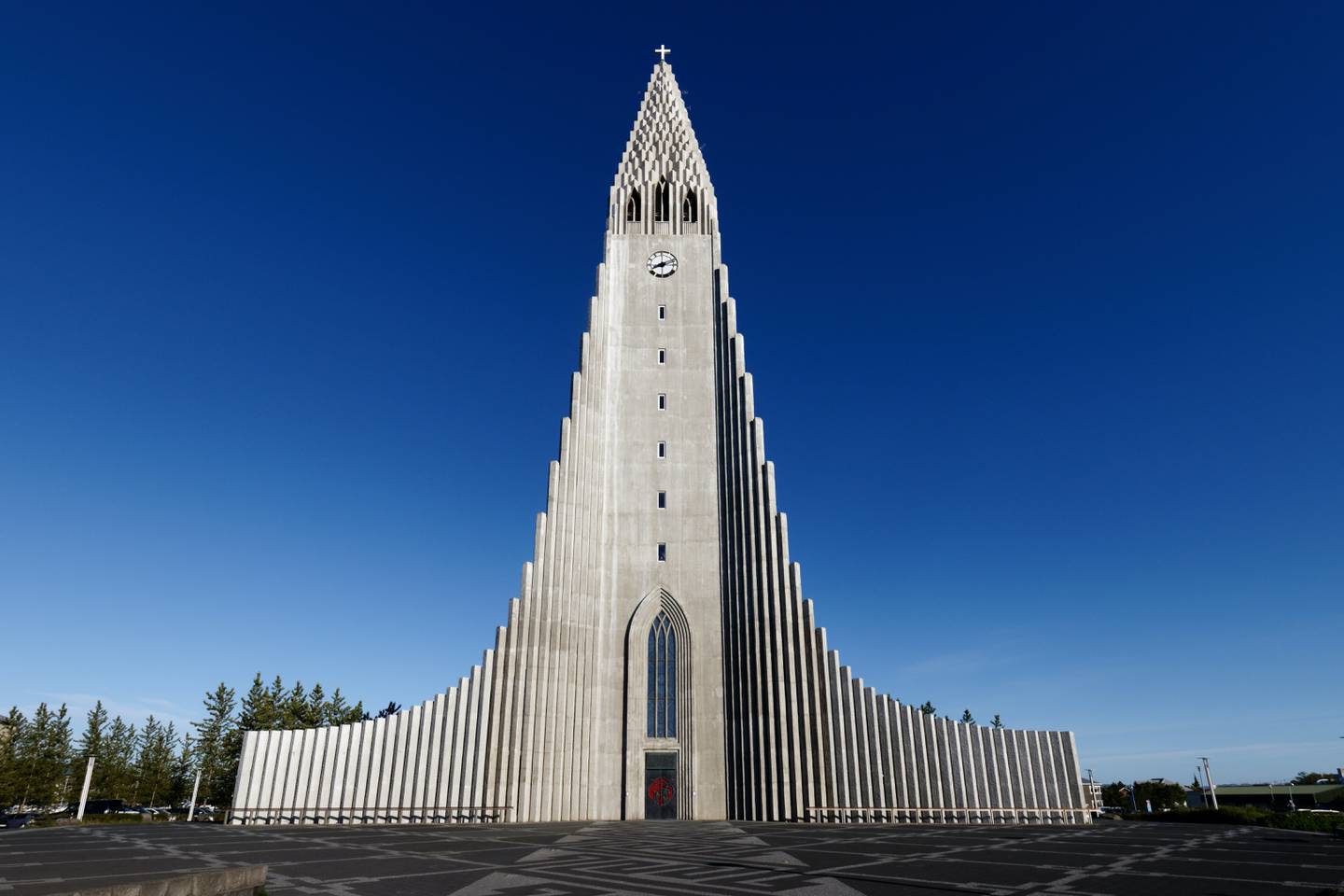 Hallgrimskirkja i Reykjavik, Island.